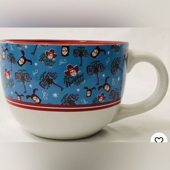 NIB A Christmas Story Ralphie Kid Leg Lamp Ceramic Soup Mug - 24 oz - Picture 1 of 5